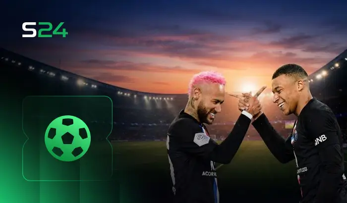 Neymar and Kylian Mbappé